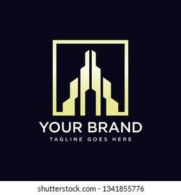 Real estate logo template