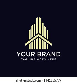 Real estate logo template