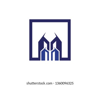 Real estate logo template