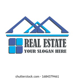Real estate logo and template