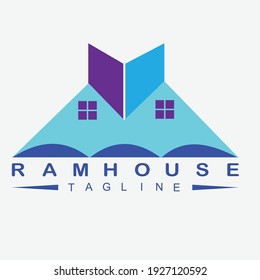 Es ist eine Vorlage für das Logo für Immobilien.