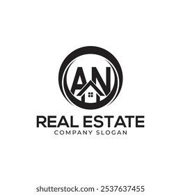 AN Real Estate Logo template