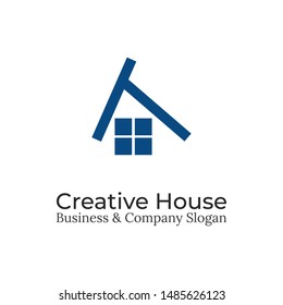 Real estate logo template for branding your company, organization, and business.