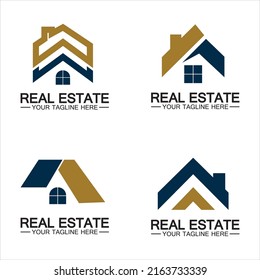 Real Estate  Logo Template, Building, Property Development, and Construction Logo Vector
