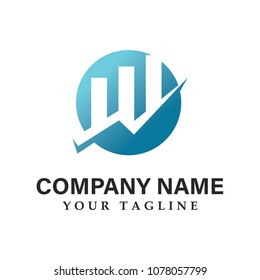 Business financial investment vector logo design stock vector royalty