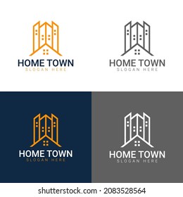 Real Estate Logo Template, Real Estate logo, Construction Architecture Building Logo Design Template in vector file.