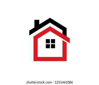 Real Estate Logo Template Design Vector, Emblem, Concept Design, Creative Symbol, Icon