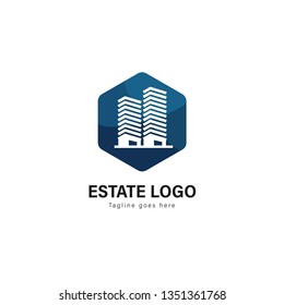 Real estate logo template design