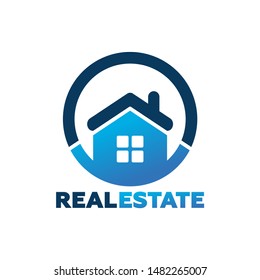 Real Estate Logo Template Design Vector, Emblem, Design Concept, Creative Symbol, Icon