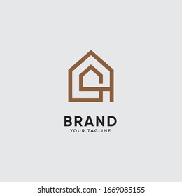 diseño de plantilla de logotipo inmobiliario vector