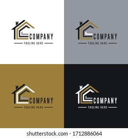 Real Estate Logo Template Design