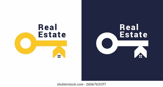 real estate logo Template design element with modern concept.