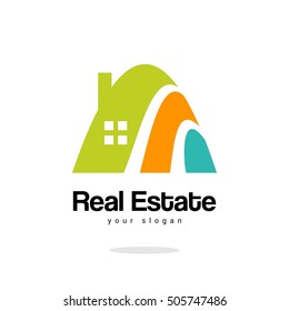 REAL ESTATE LOGO TEMPLATE EMBLEM
