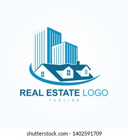Real Estate Logo Template in a Half of Circle