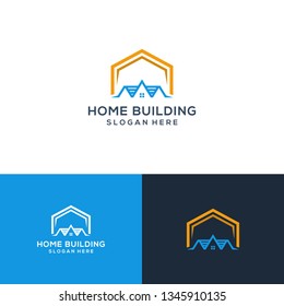 Real Estate logo template. home icon design vector illustration