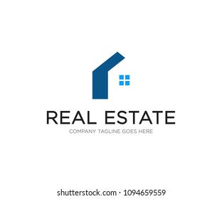 Real Estate Logo Template Icon Vector