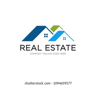 Real Estate Logo Template Icon Vector