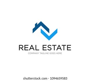 Real Estate Logo Template Icon Vector