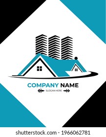 Real Estate Logo Template with illustrator 