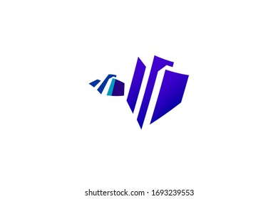 plantilla de logotipo inmobiliario fondo blanco aislado