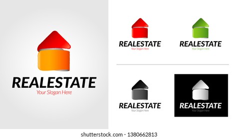 Real Estate Logo Template Set