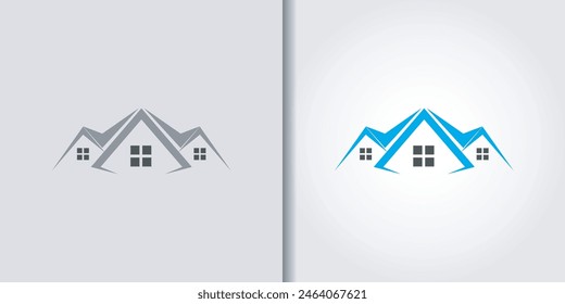 Immobilien Logo Vorlage Set