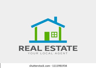 Real Estate Logo Template. Vector Design