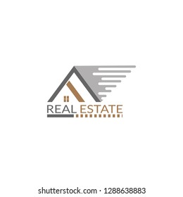 Real estate logo template , vector logo for business corporate, home abstract, elements, illustrations -vector