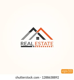 Real estate logo template , vector logo for business corporate, home abstract, elements, illustrations -vector