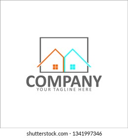 Real Estate Logo, Template Logo Vector