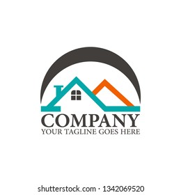 Real Estate Logo, Template Logo Vector
