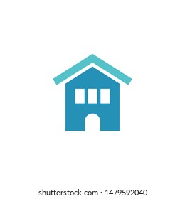 Real estate logo template vector mortgage icon design