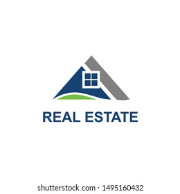 real estate logo template vector