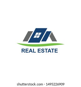 real estate logo template vector