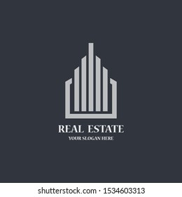 Real estate logo template vector icon illustratrion