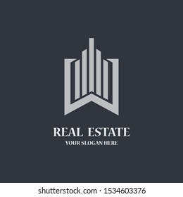 Real estate logo template vector icon illustratrion
