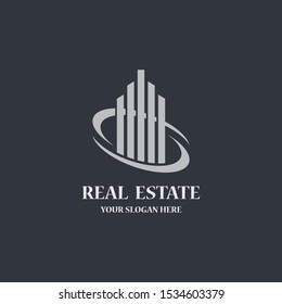 Real estate logo template vector icon illustratrion