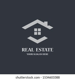 Real estate logo template vector icon illustratrion