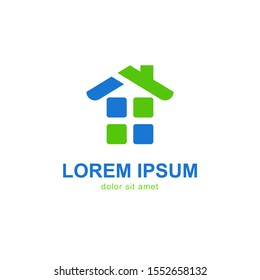 Real estate logo template vector design for business identity template