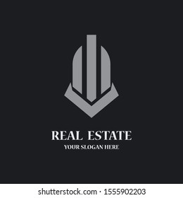 Real estate logo template vector icon illustratrion