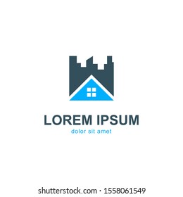Real estate logo template vector design for business identity template