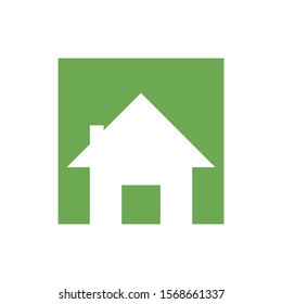 Real estate logo template vector mortgage icon design