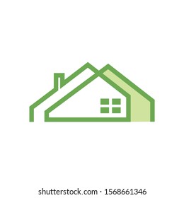 Real estate logo template vector mortgage icon design