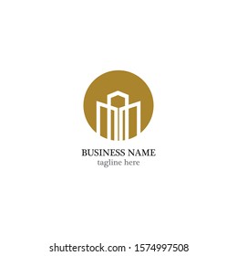 Real estate logo template vector icon design