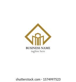 Real estate logo template vector icon design