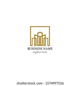 Real estate logo template vector icon design
