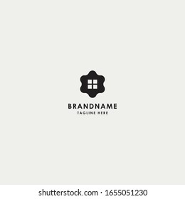 Real estate logo template - vector