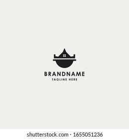 Real estate logo template - vector