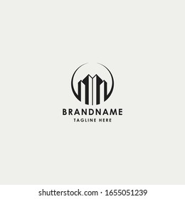 Plantilla de logotipo inmobiliario - vector
