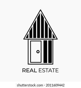 REAL ESTATE LOGO TEMPLATE VECTOR ILLUSTRATION.